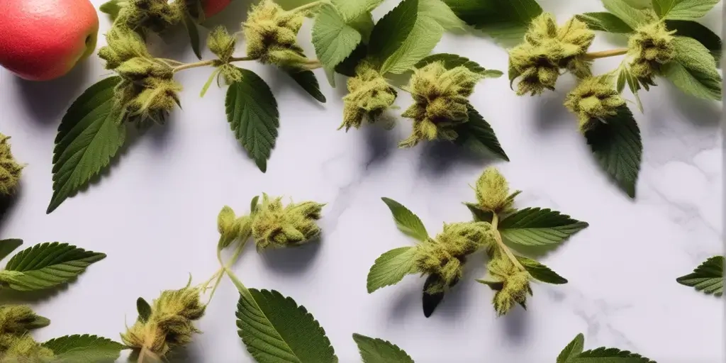 конопляный чай с айвой cbd tea